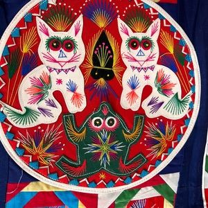 Handmade Asian throw